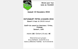 Estanguet Fêtes d'ASSON 2018