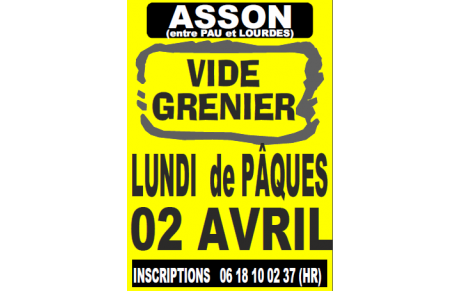 VIDE GRENIER ASSON SPORTS 